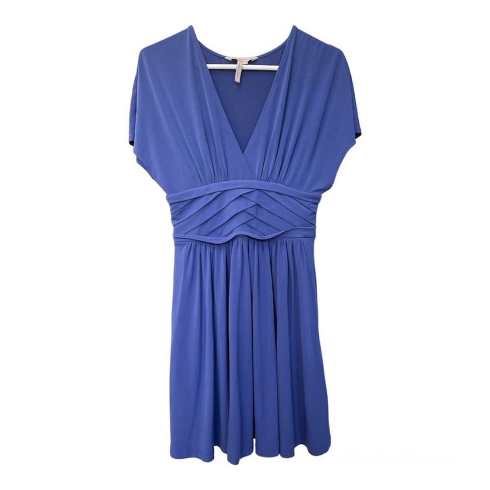 BCBGeneration Blue Pleated Women's Dress Size Small